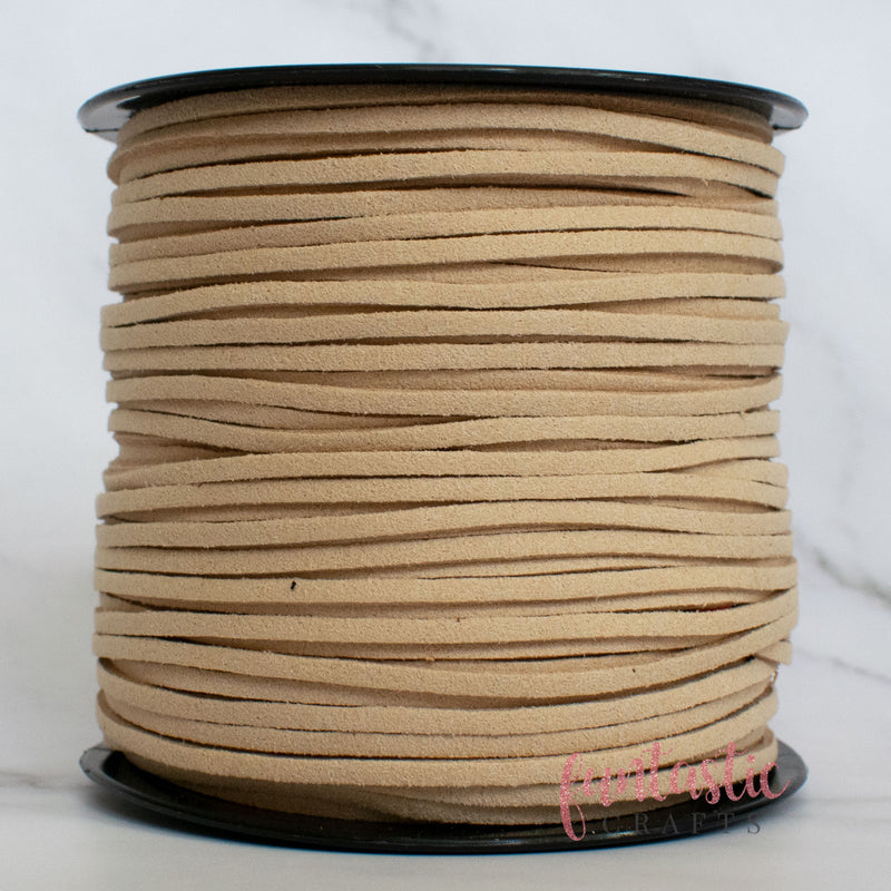 3mm Faux Suede Leather Cord